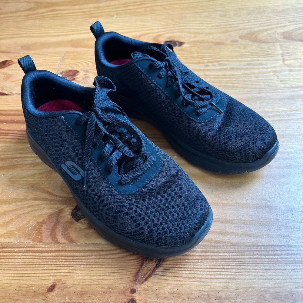 Skechers Mens Flex Advantage Bendon Black Casual Shoes Sneakers Size 9 Box - Picture 2 of 12